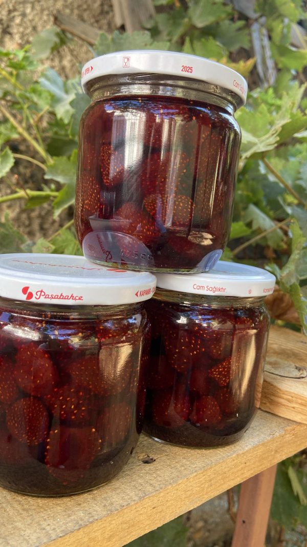 Çilek Reçeli 450gr (Nöbet Şekerli)