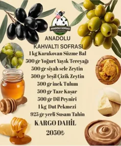 Anadolu Kahvaltı Sofrası Paketi