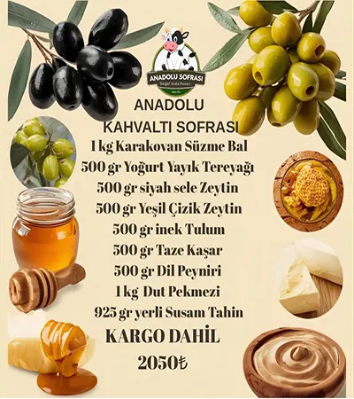 Anadolu Kahvaltı Sofrası Paketi
